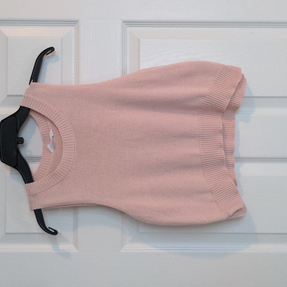 DOUBLE ZERO pink tank top